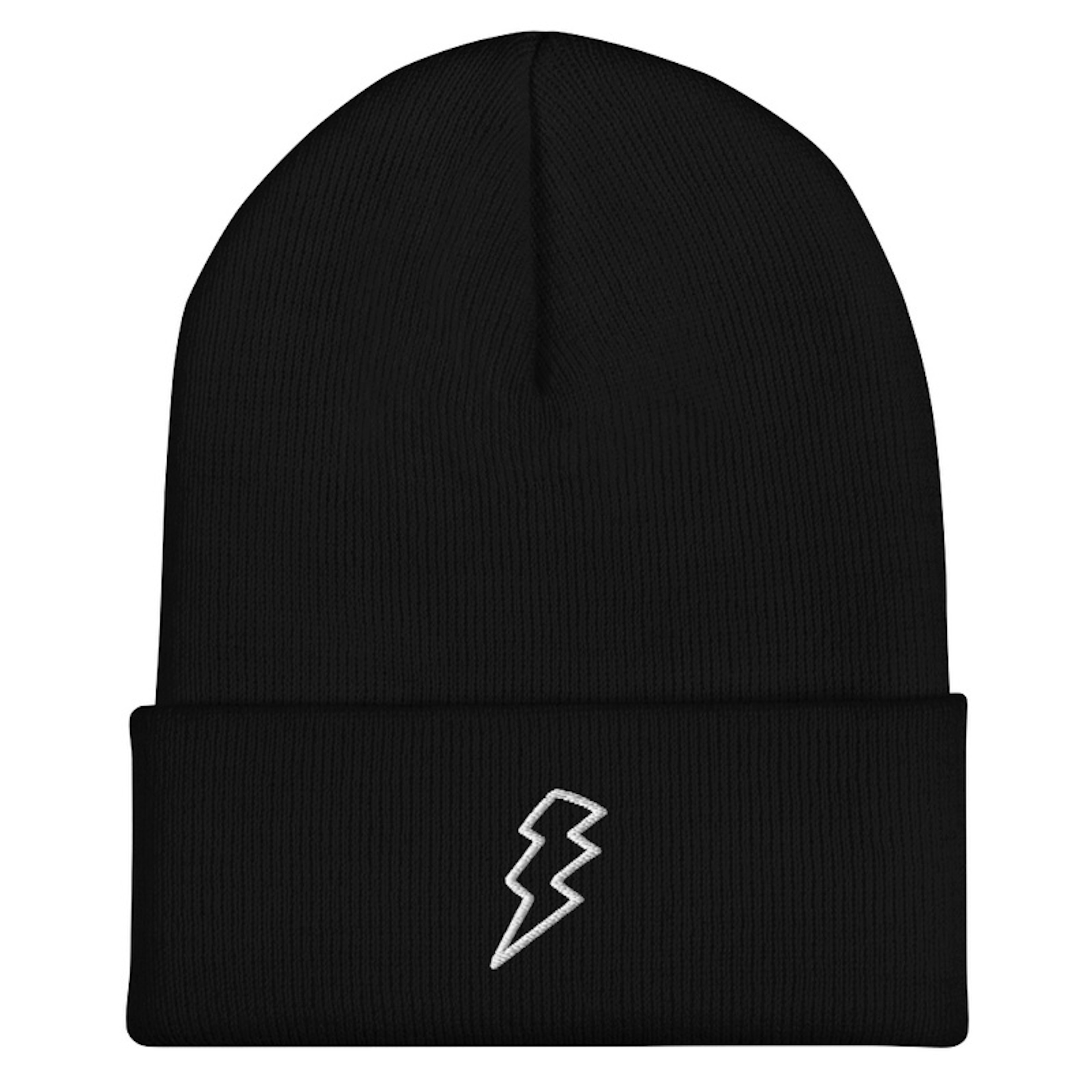 Electric Charge Embroidered Beanie