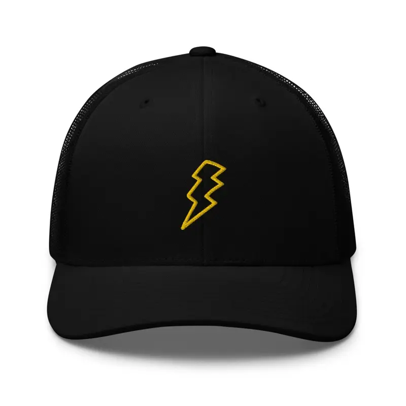 Electrifying Strike Trucker Cap